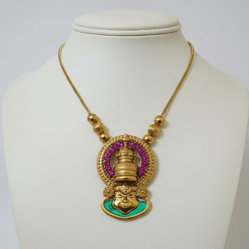 Kathakali pendant chain