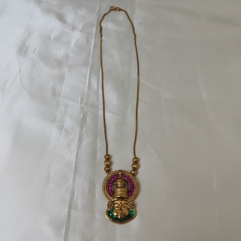 Kathakali pendant chain