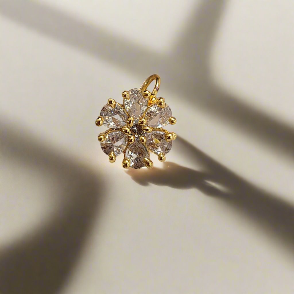 Stone Clip on nose pin