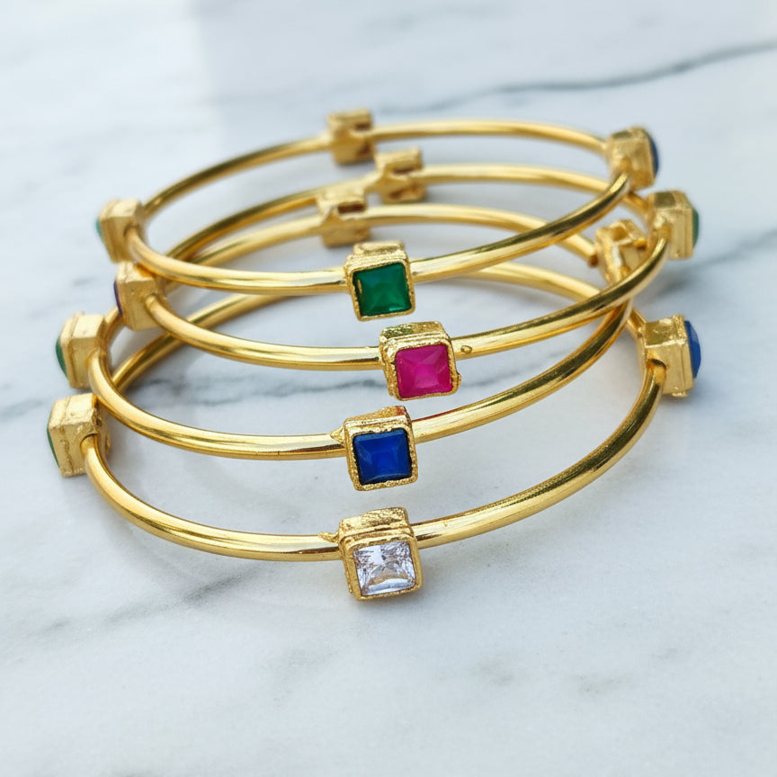 Multistone bangles