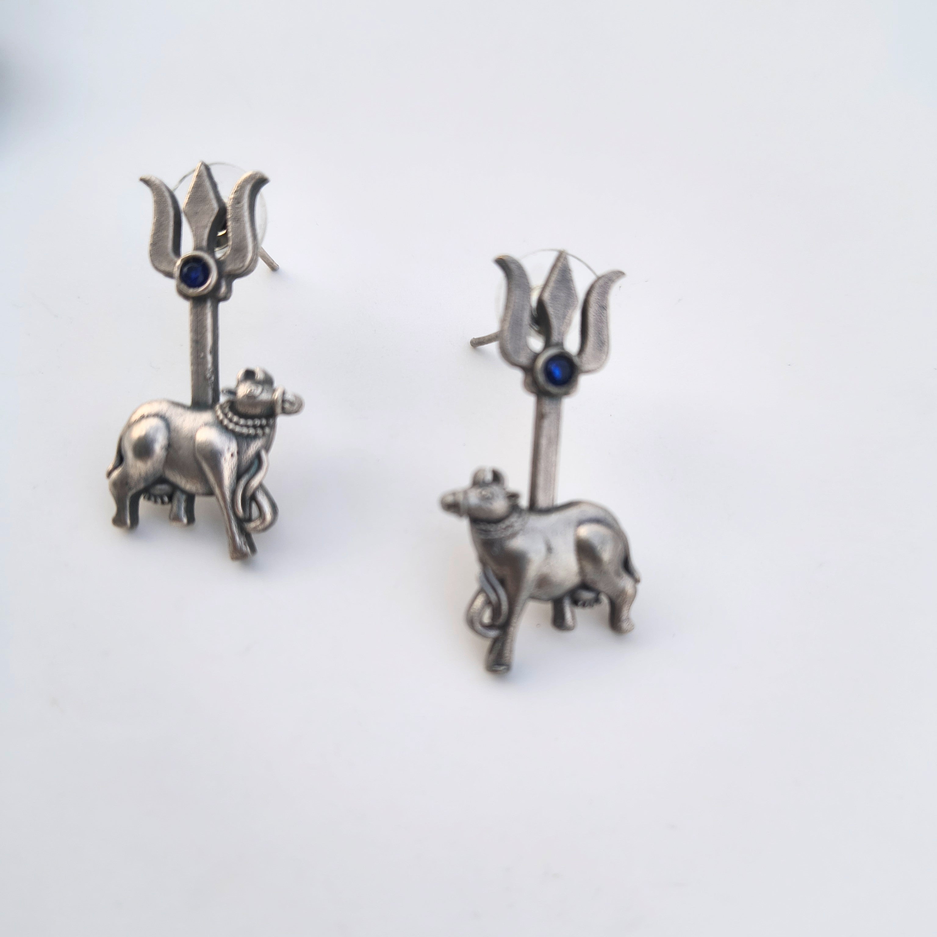 Nandi Trisul earrings
