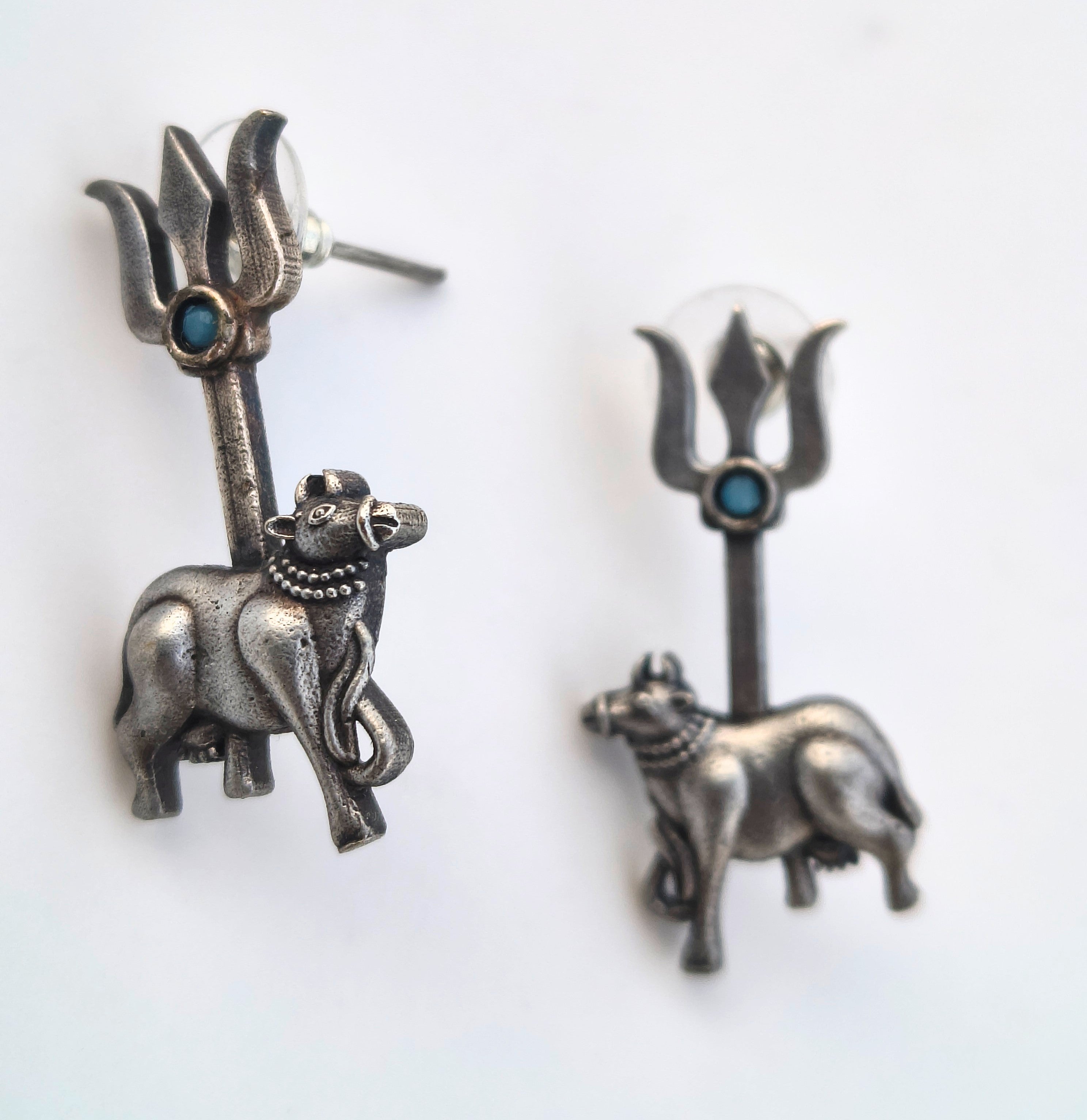 Nandi Trisul earrings