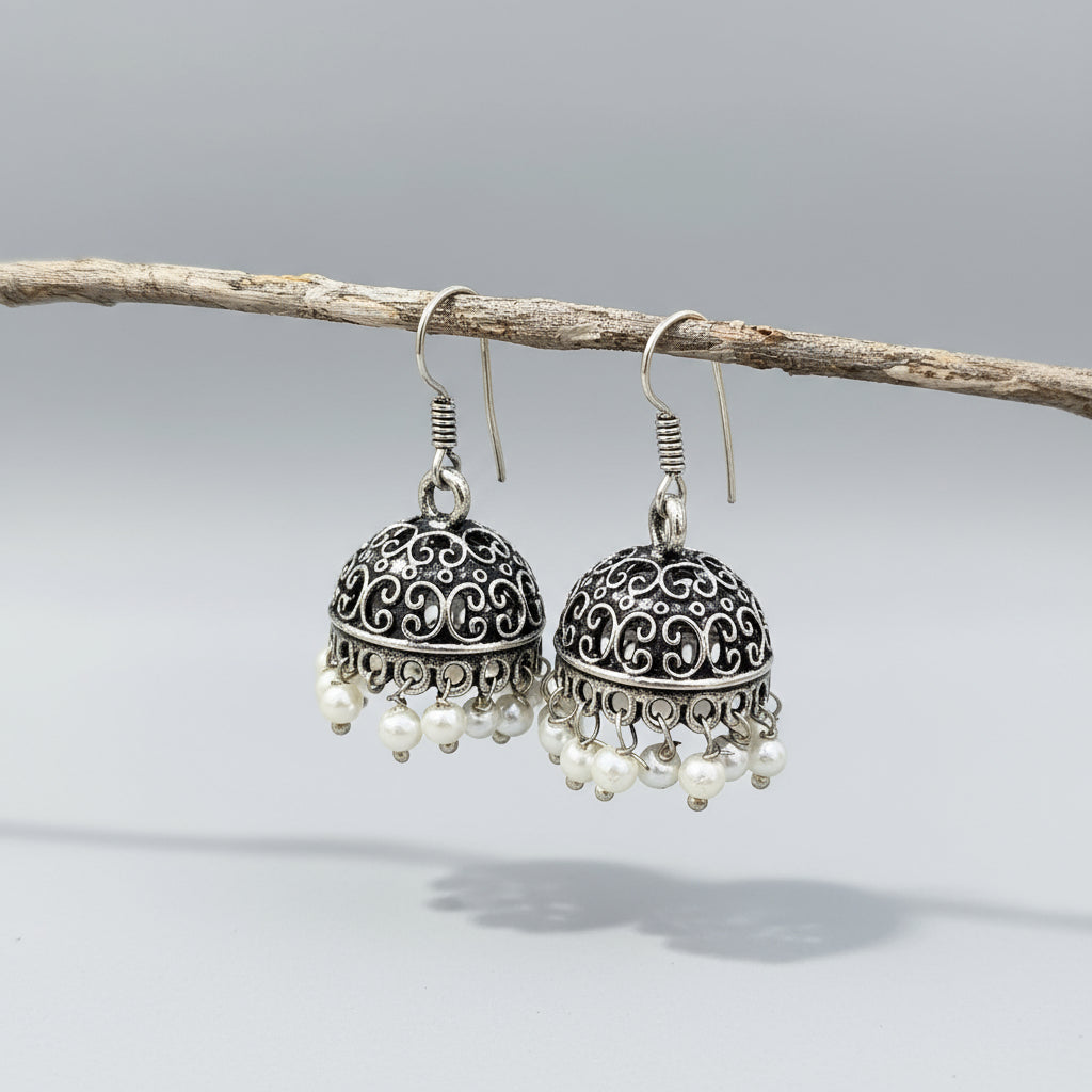 German silver Hook Jumkas