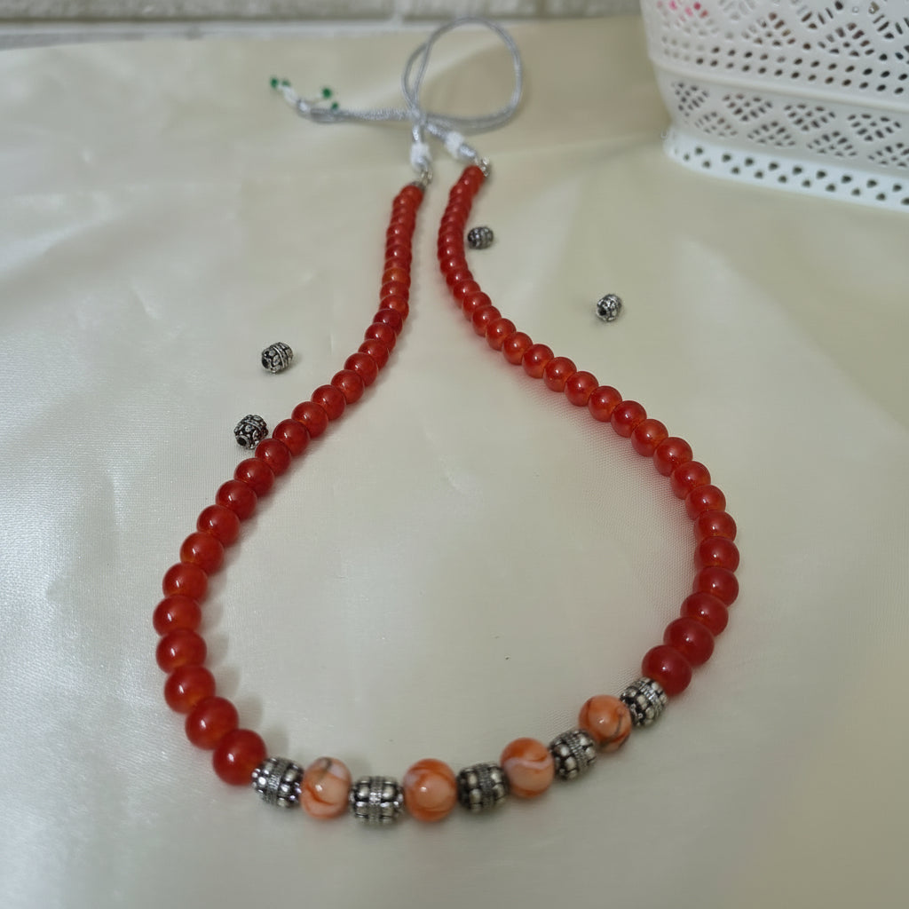 Rust Orange Bead Haram