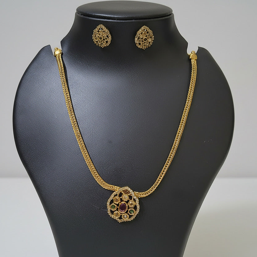 Simple AD necklace set