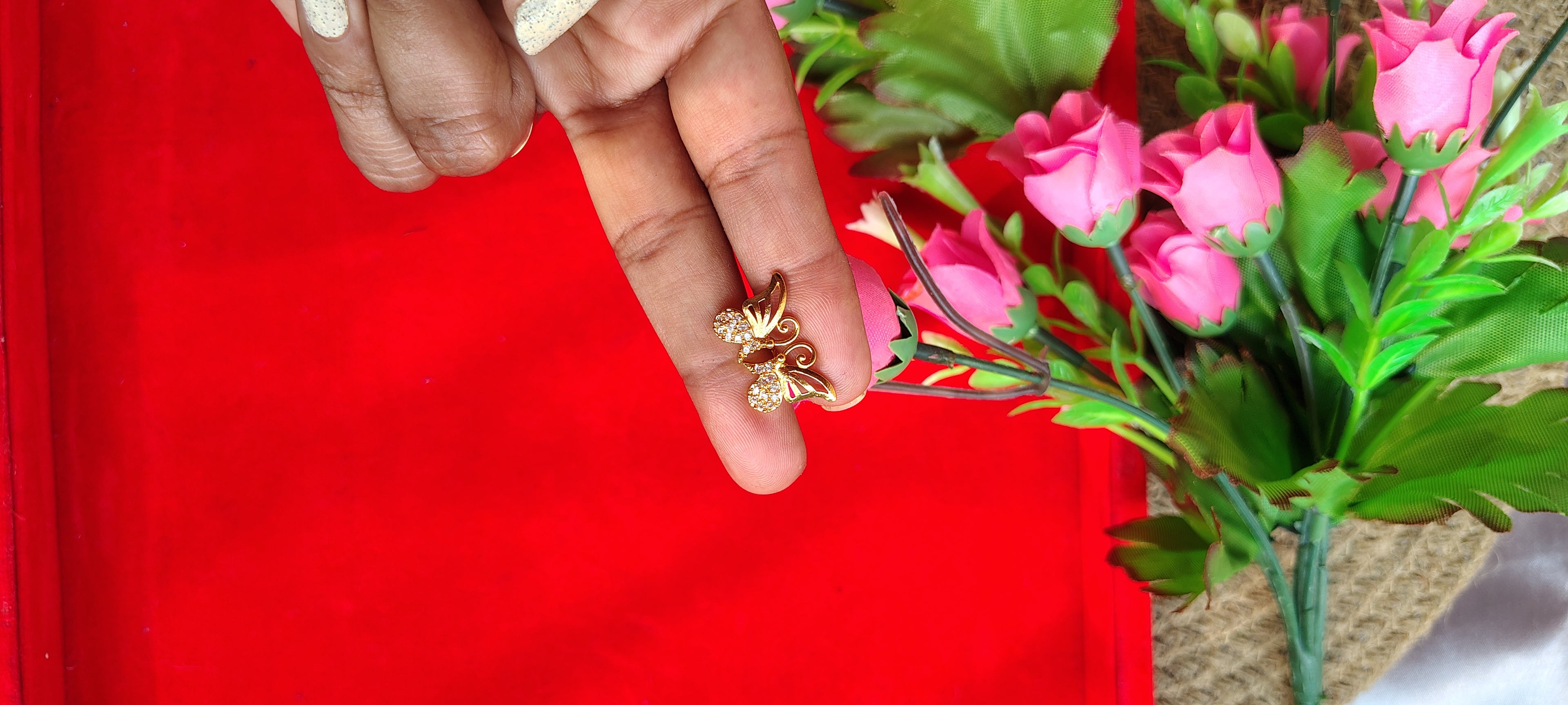 Shalabha Gold Plated Studs