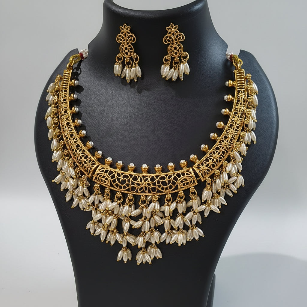 Rice Pearl necklace