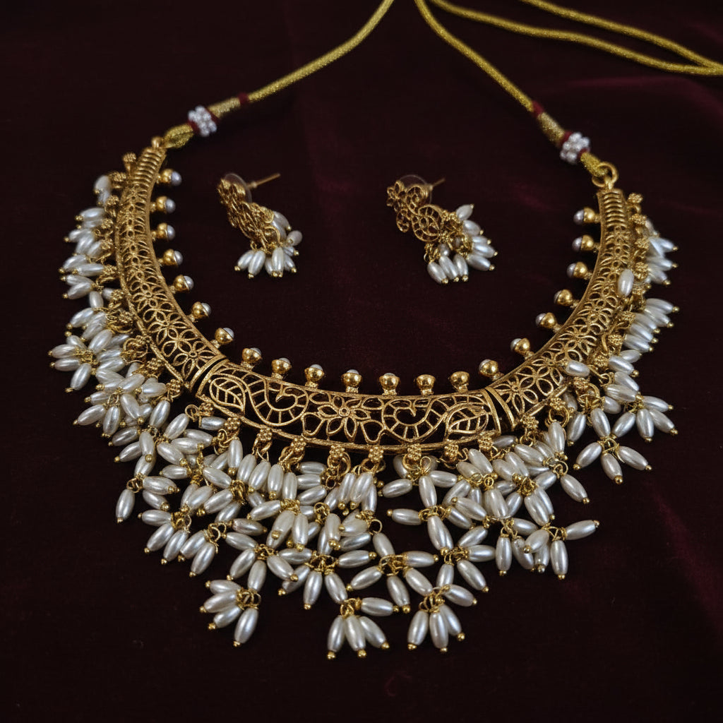 Rice Pearl necklace