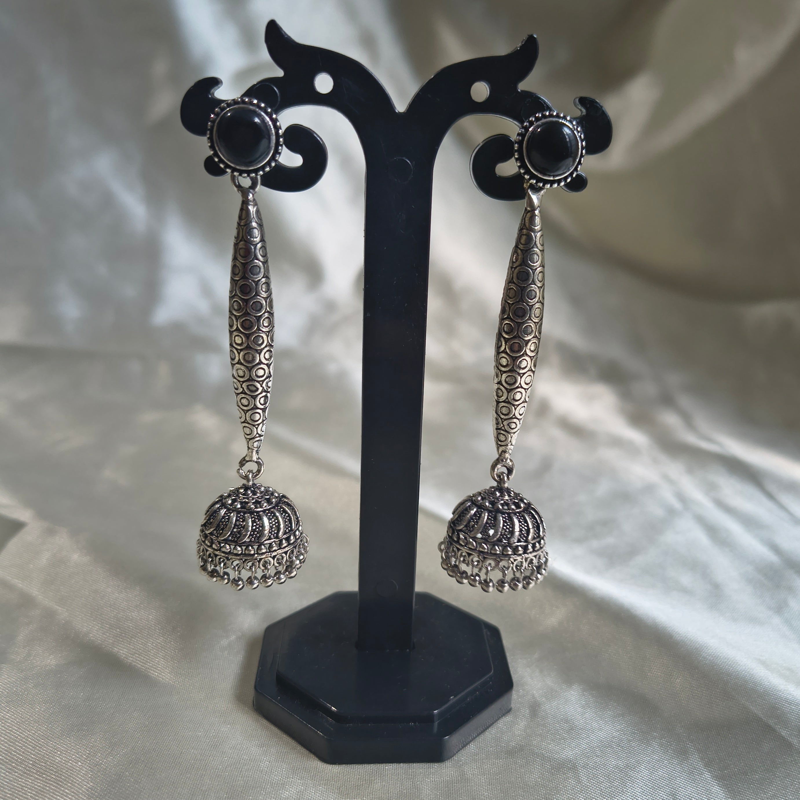 German silver Long Jumka