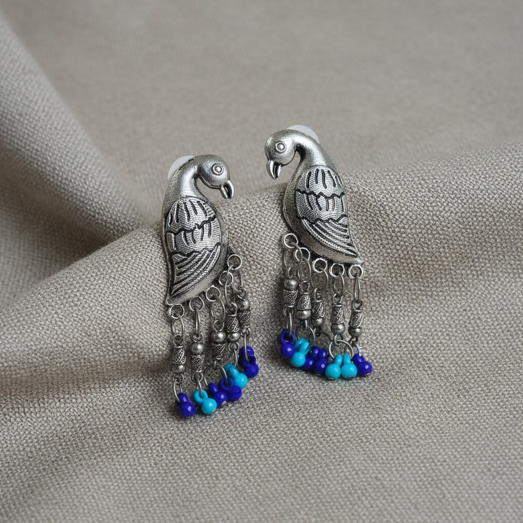 Boho Parrot Earrings