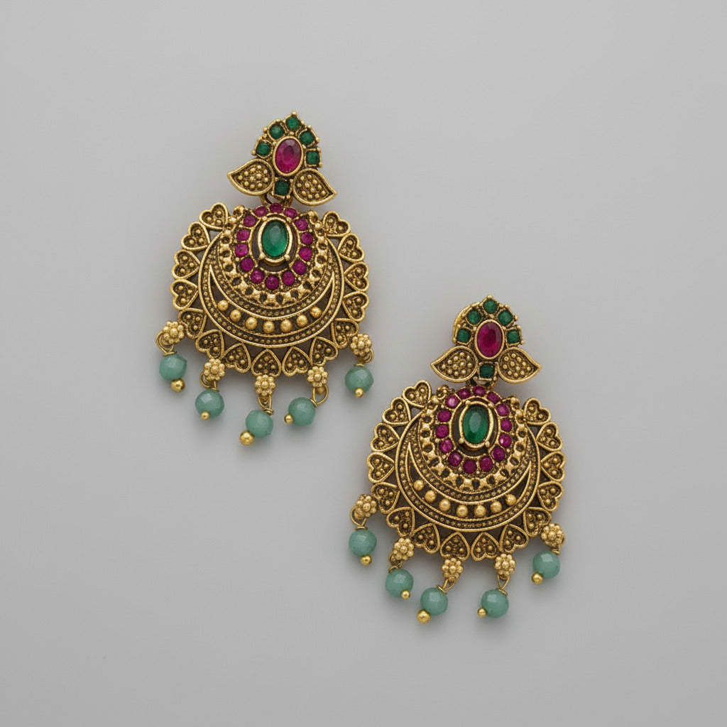 Bali ethnic earrings