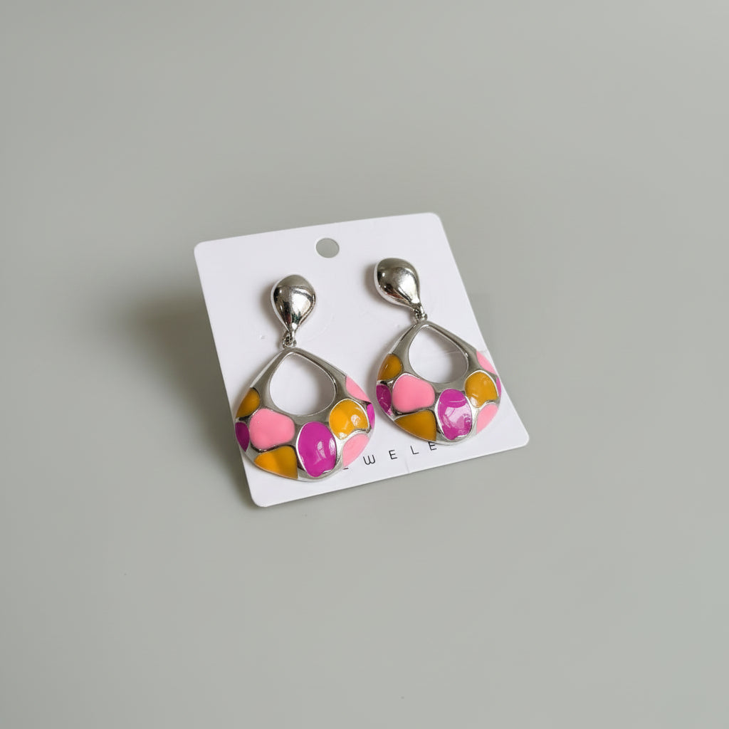 Statement drop earrings