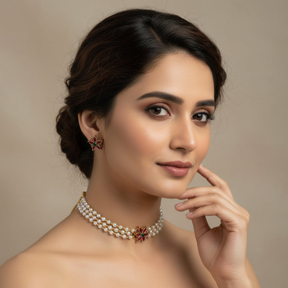 Kemp pearl jewellery set