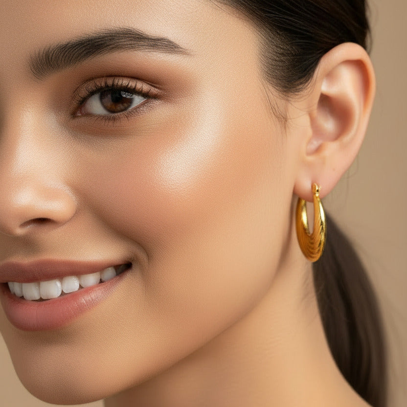 Anti Tarnish Hoops