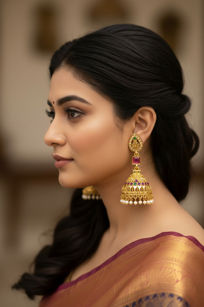 Ethnic Jhumkas