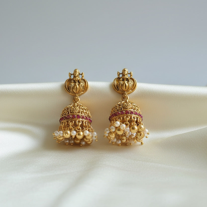 ethnic jhumkas
