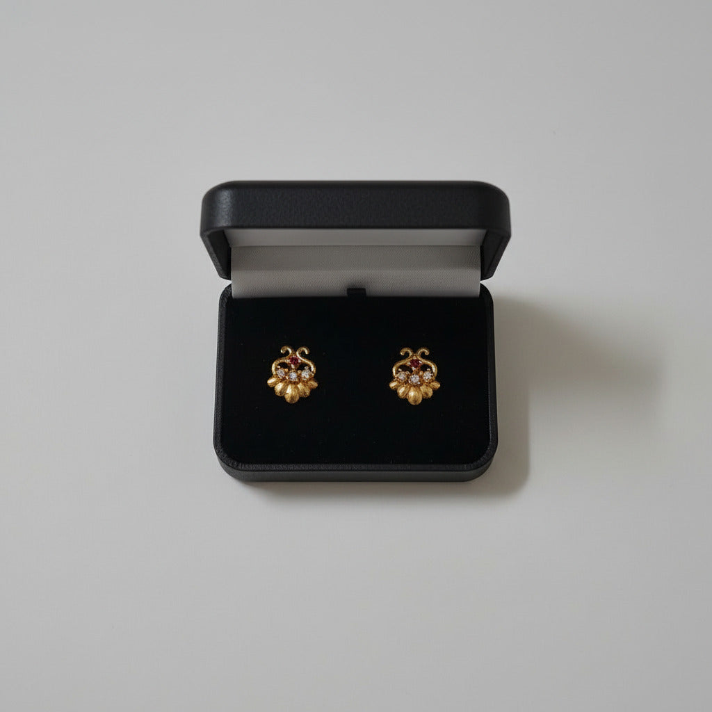 Gold plated studs