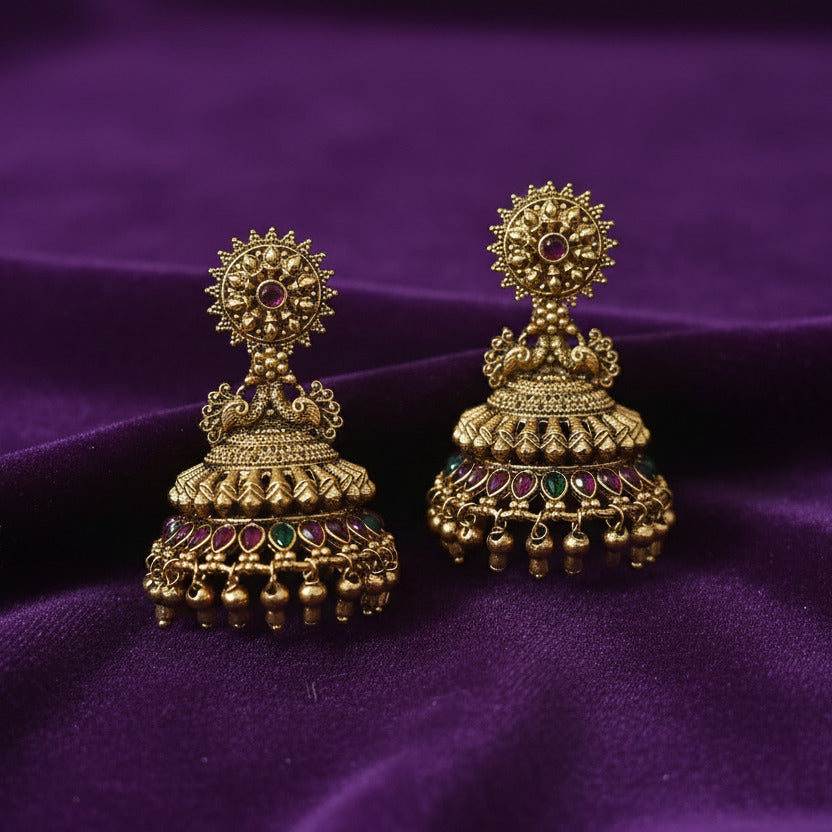 ethnic Jhumkas