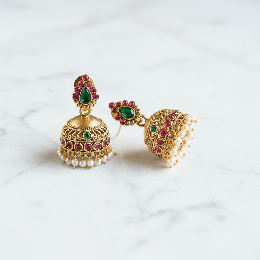 Ethnic Jhumkas