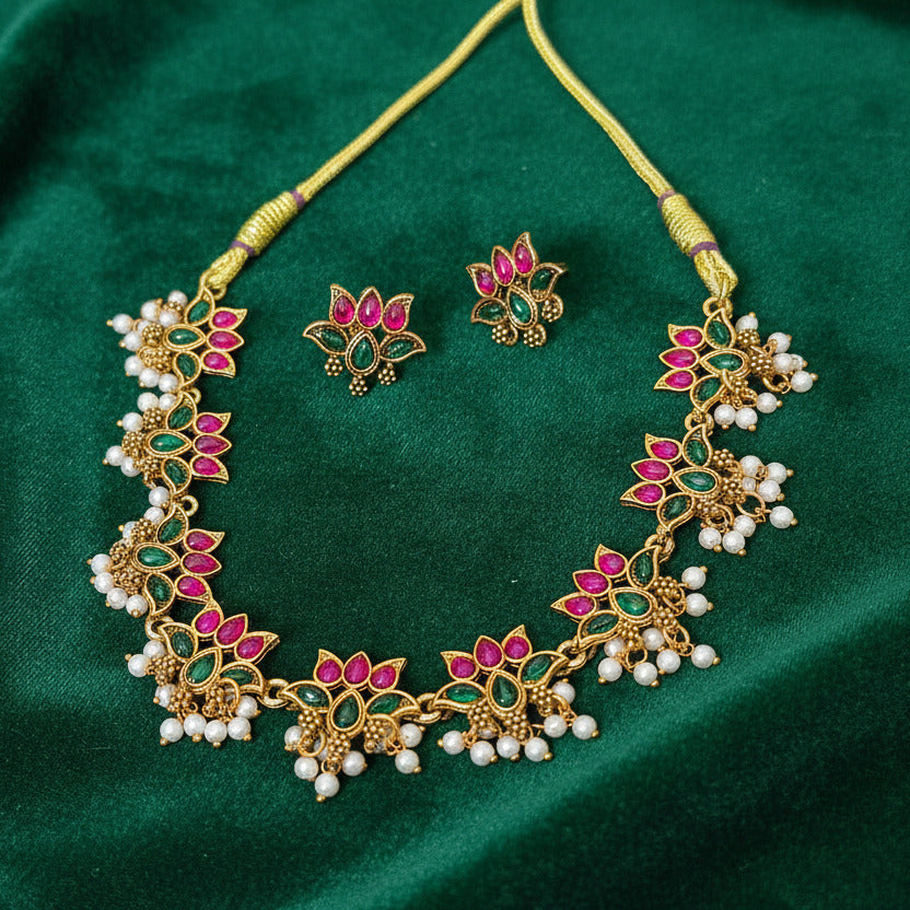 Lotus necklace