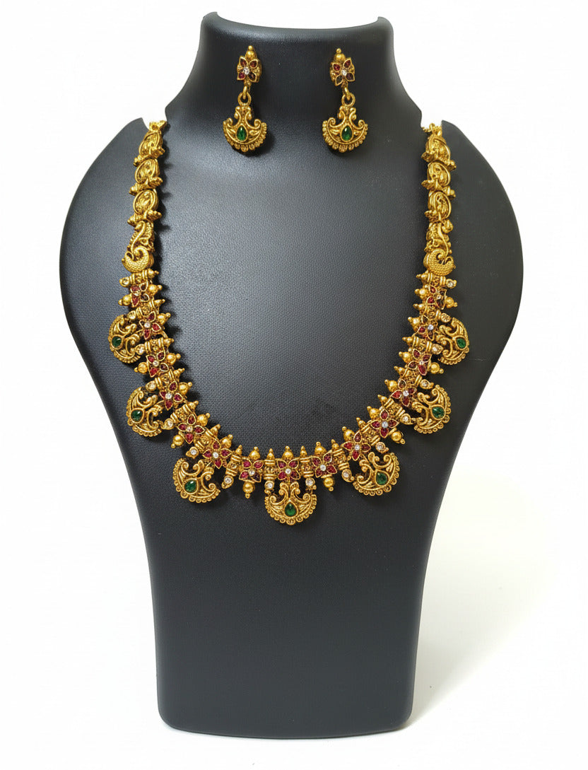 south indian necklace set