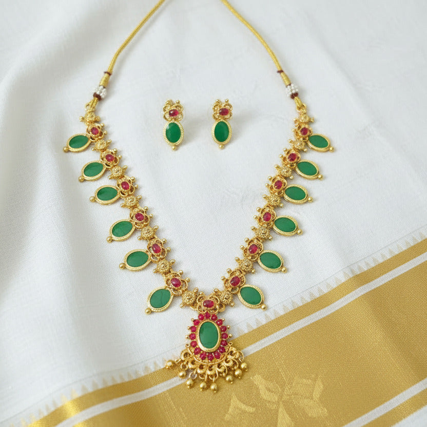 kerala palakka necklace