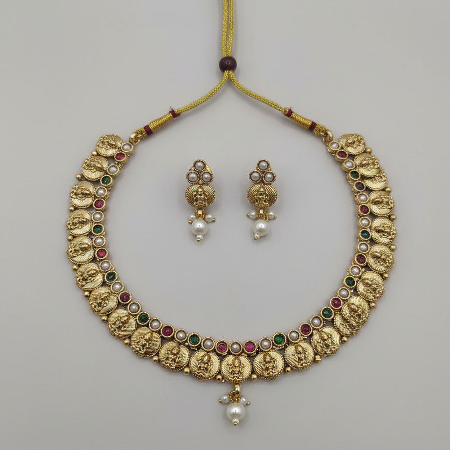 coin necklace set