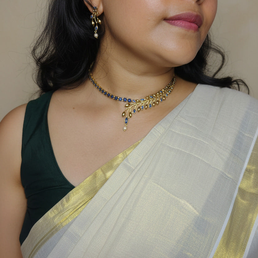 Nivara AD necklace set