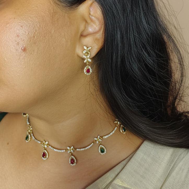 Nakshatra AD Necklace set