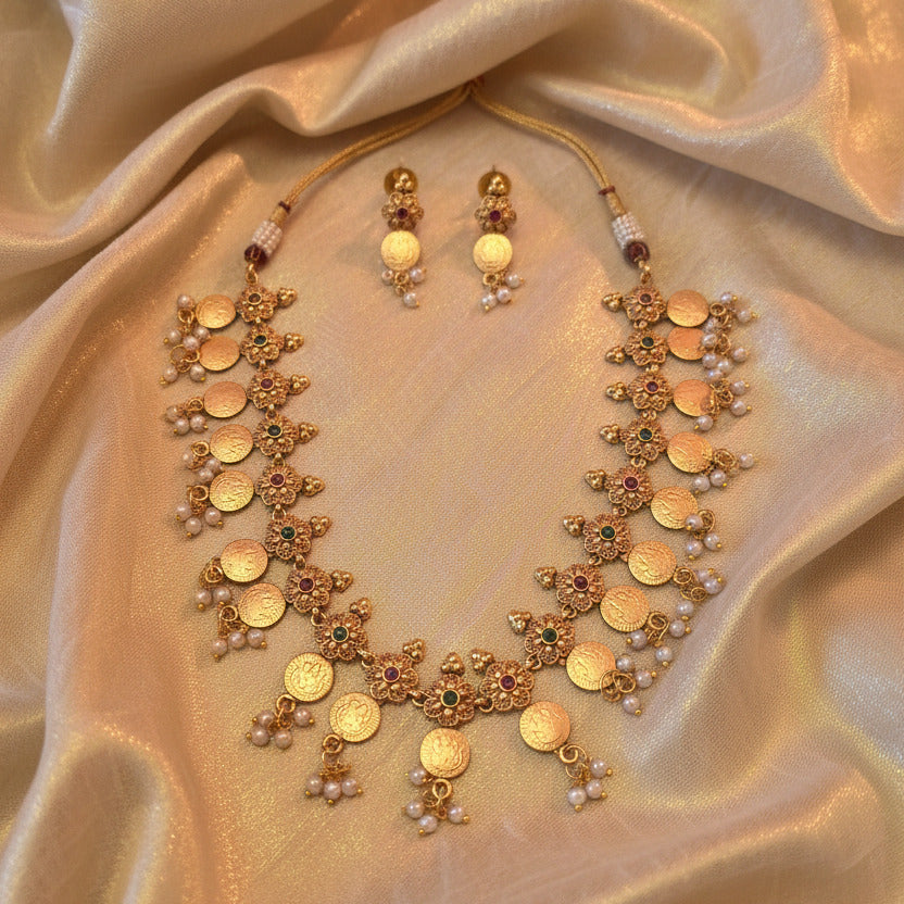 Kanaka Coin Necklace Set