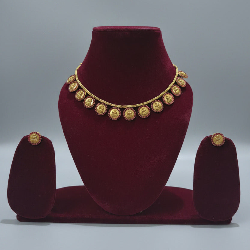 coin necklace set