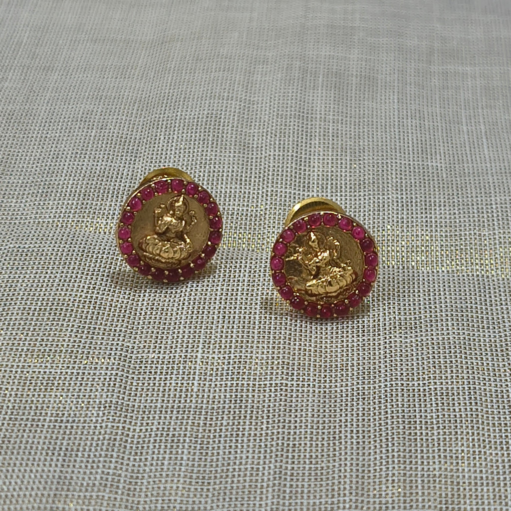 Kasavu Lakshmi necklace set