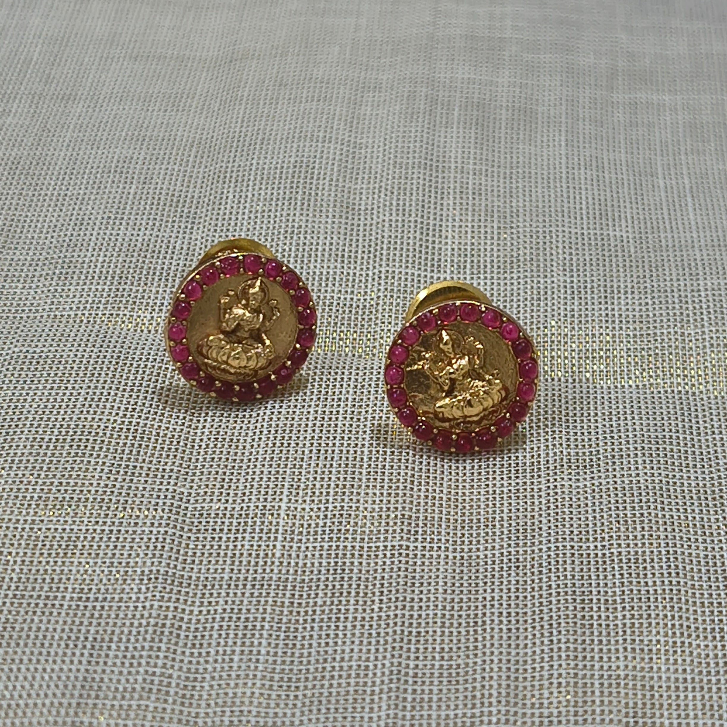 Kasavu Lakshmi necklace set