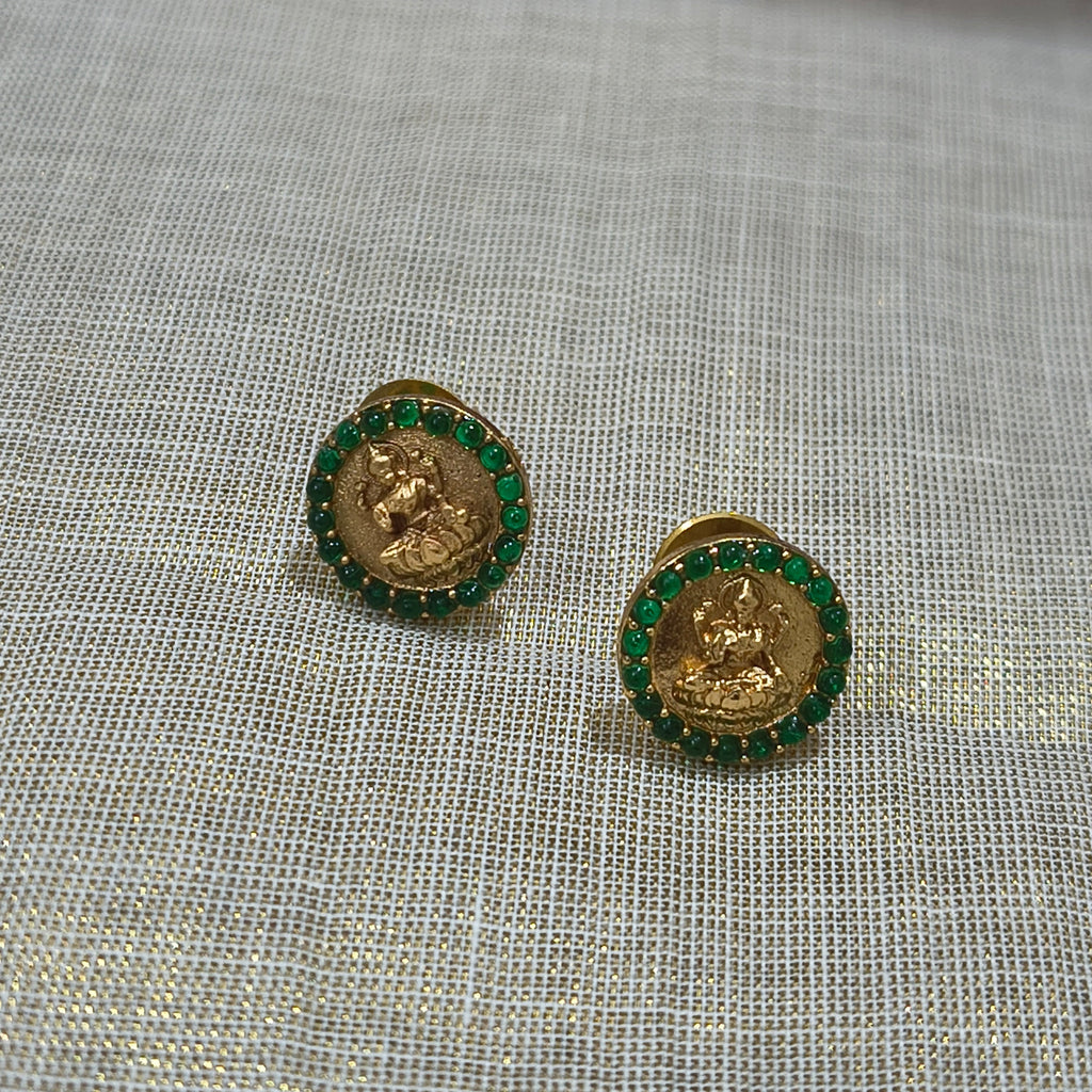 Kasavu Lakshmi necklace set