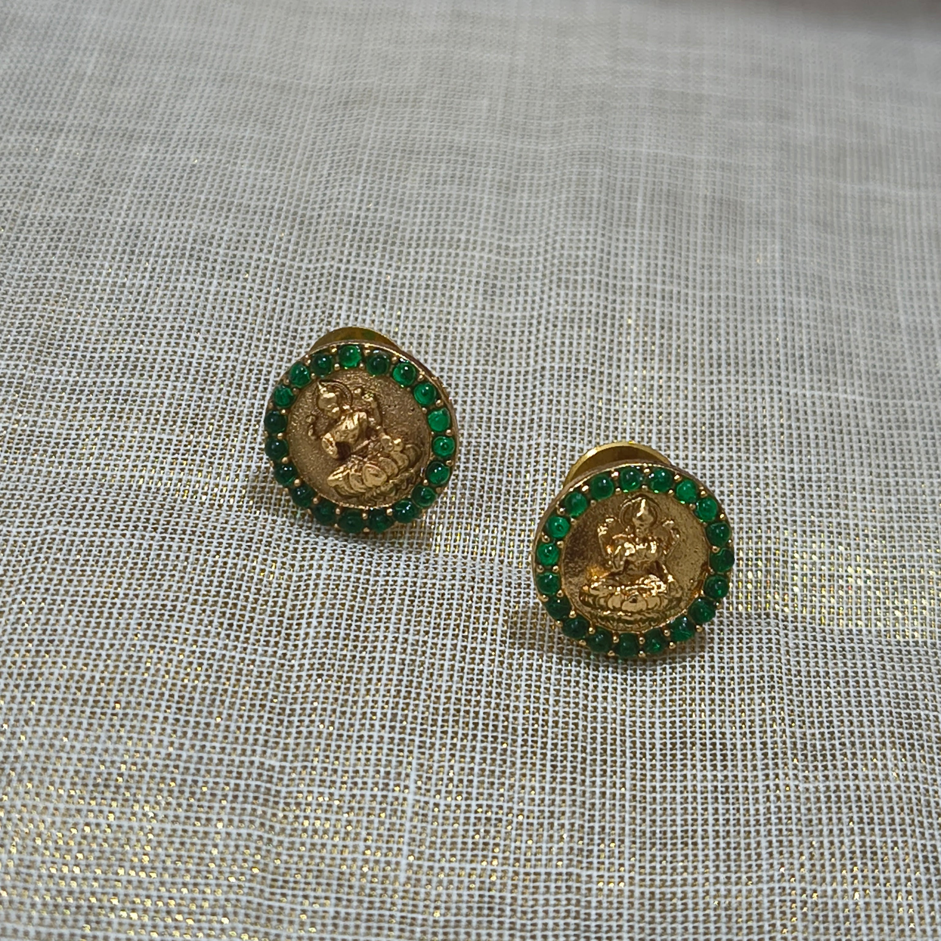 Kasavu Lakshmi necklace set
