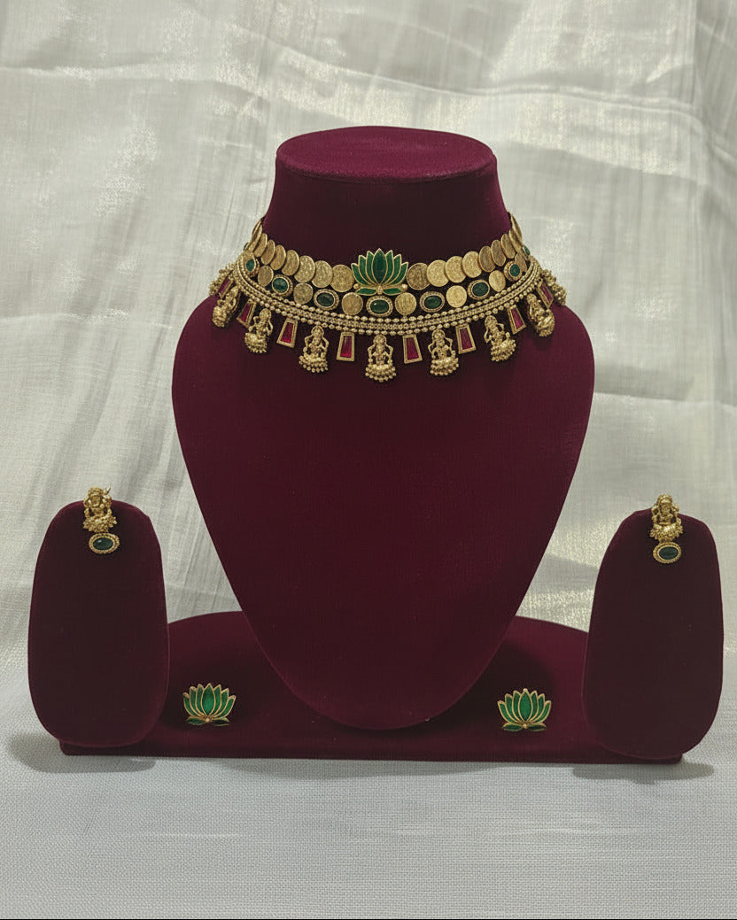 Kamaladurga Combo Necklace set