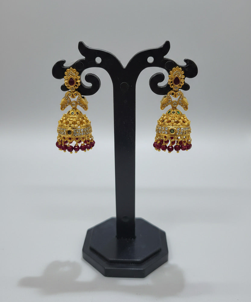 AD Bridal jhumkas