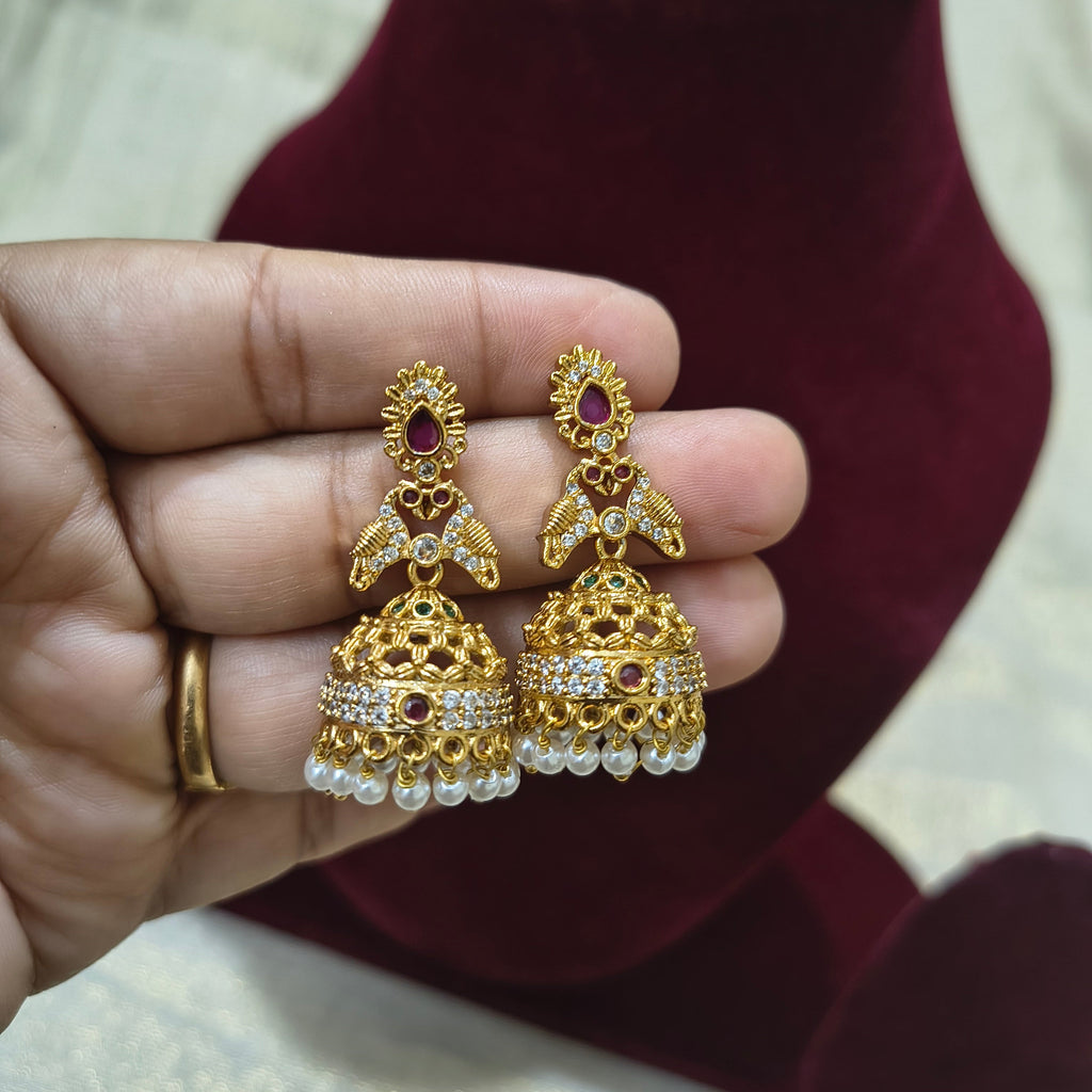 Pearl Jhumkas