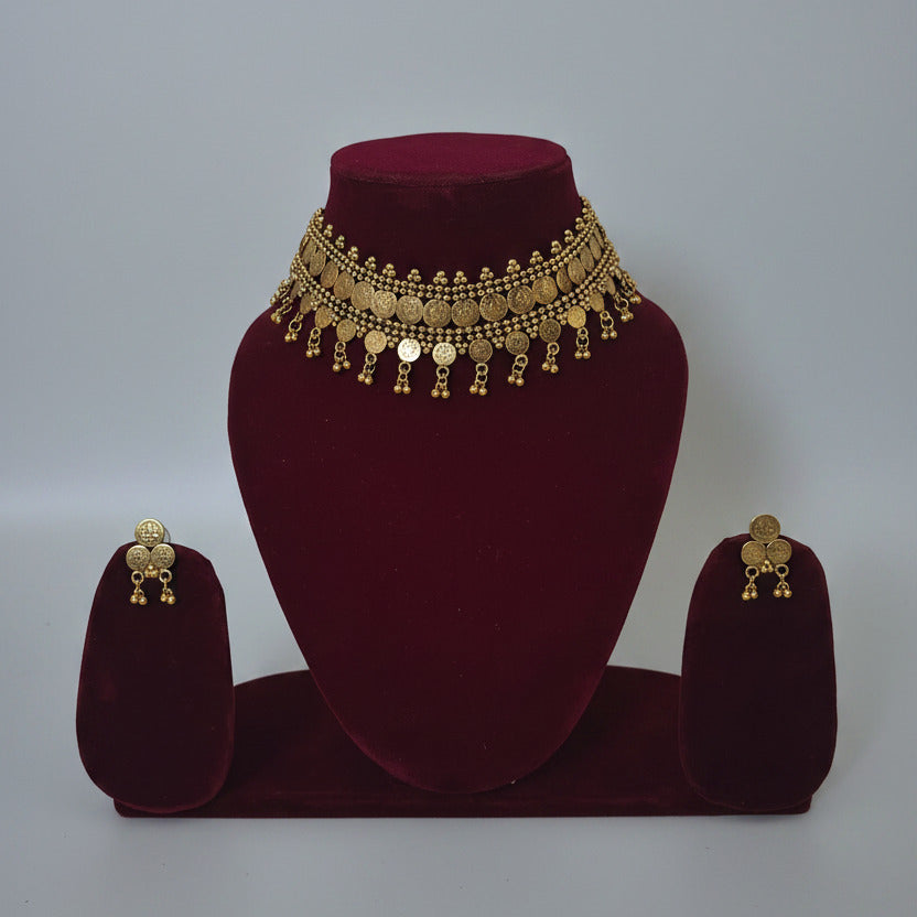 kerala traditional coin necklace