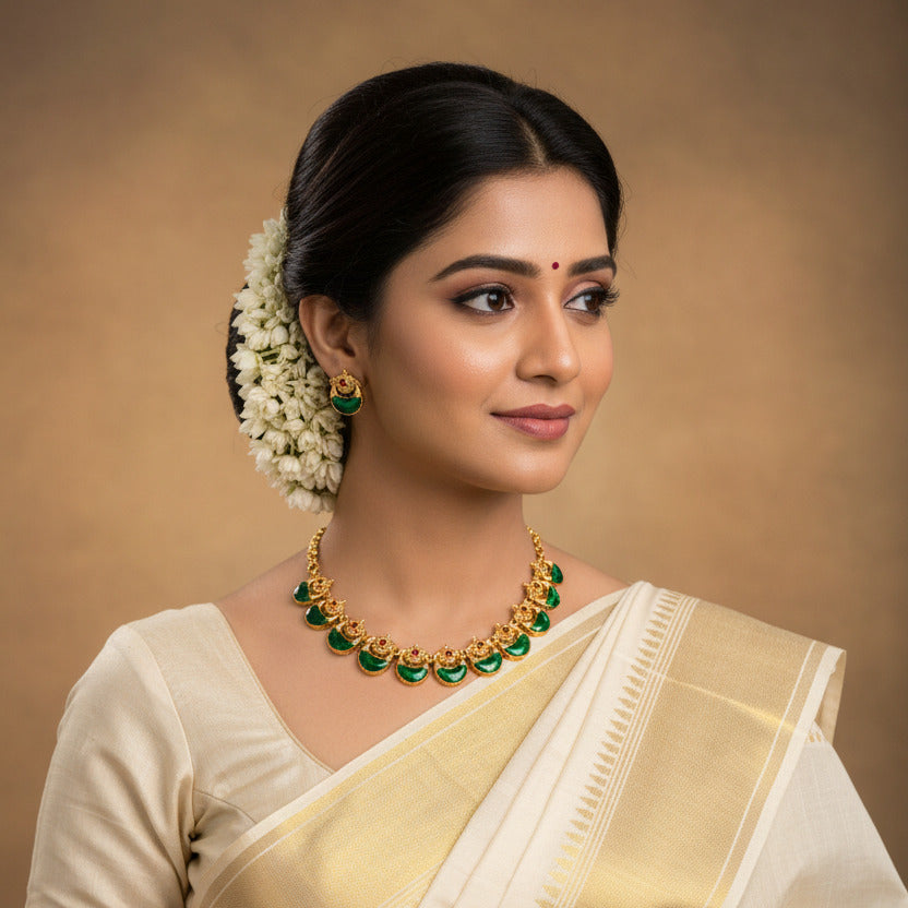 Enamel palakka hnecklace set