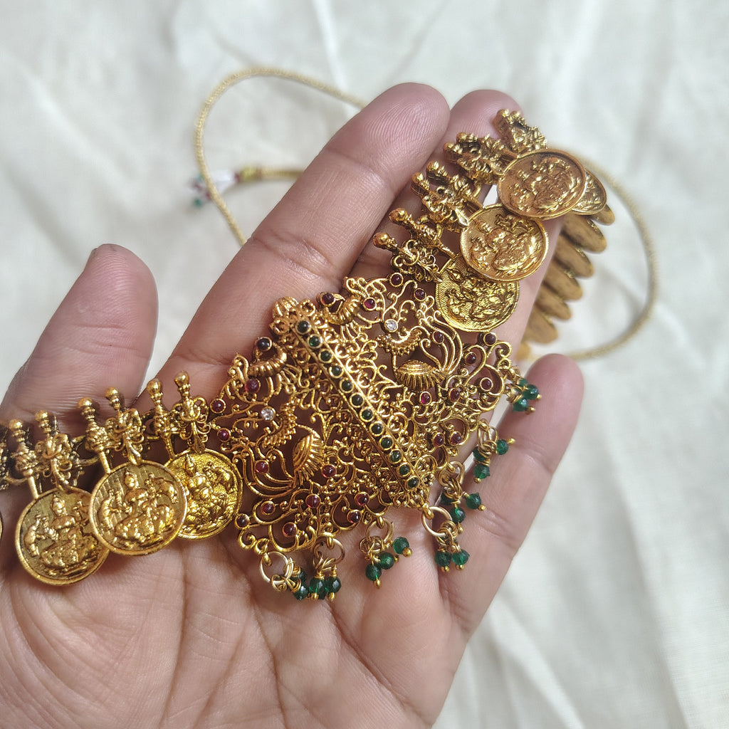 Vrushaba Coin necklace set
