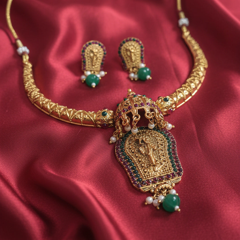krishna necklace set