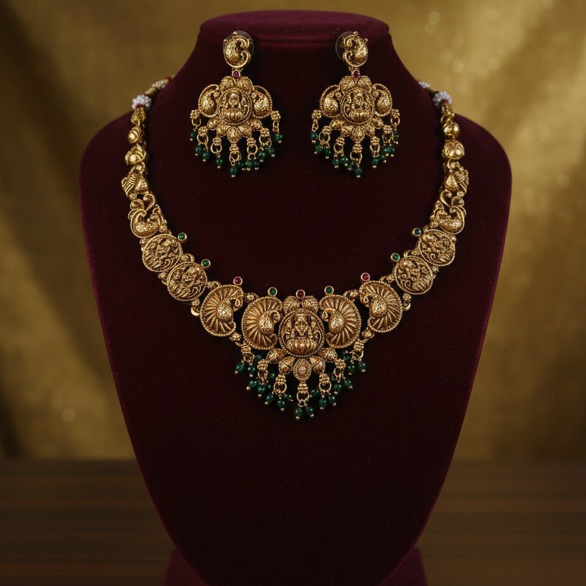 Lakshmi Nagas Necklace set