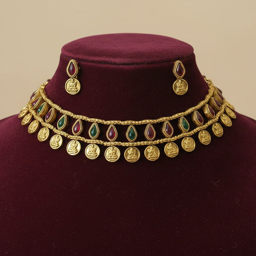 Mithila Coin Choker set
